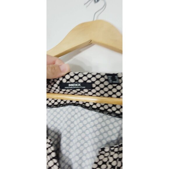 Mexx Womens Black & Tan Polka Dots Sleeveless Business Causal Maxi Dress Size XS - Picture 5 of 12
